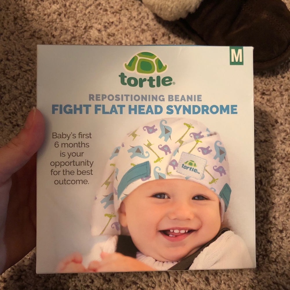 Tortle beanie for flat head syndrome